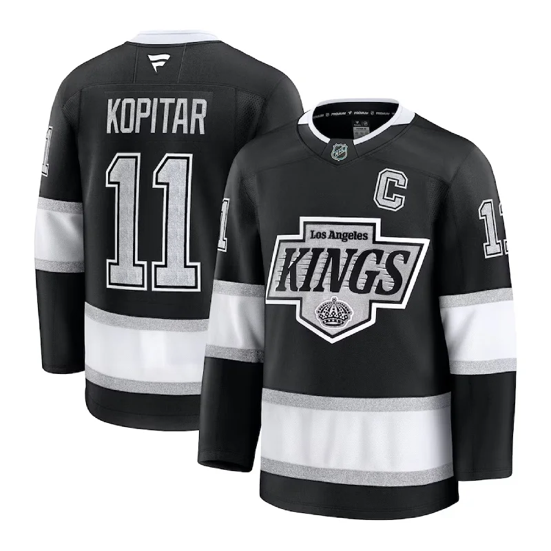 sock refunds minimalist -  Fanatics Premium Senior Home Jersey - Los Angeles Kings Anze Kopitar