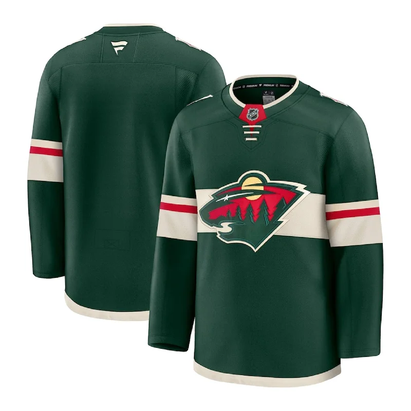 sock singles minimalist -  Fanatics Premium Senior Home Jersey - Minnesota Wild