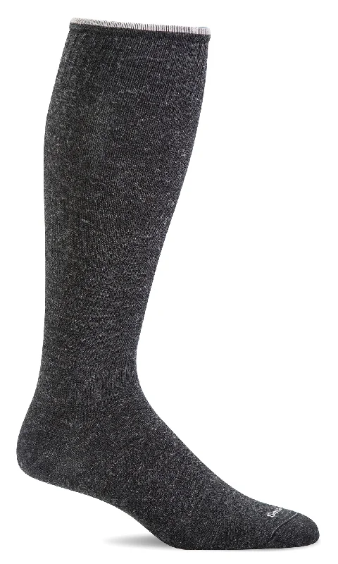 sock availability minimalist -  Featherweight Fancy Women's Bamboo/Merino Moderate Graduated Compression in Black