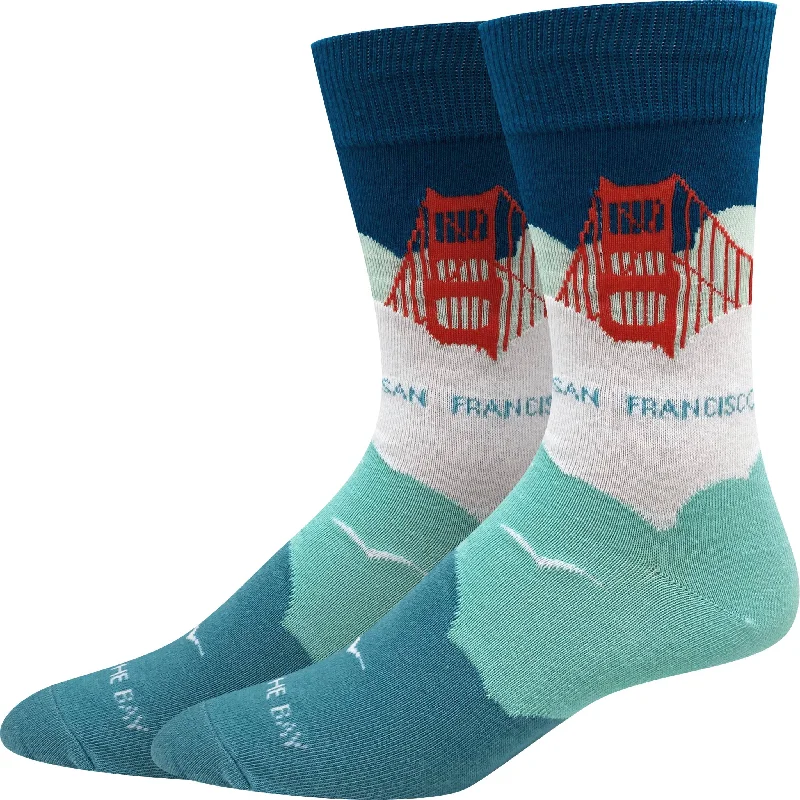 sock discounts bold -  Sock Harbor Foggy San Francisco Socks