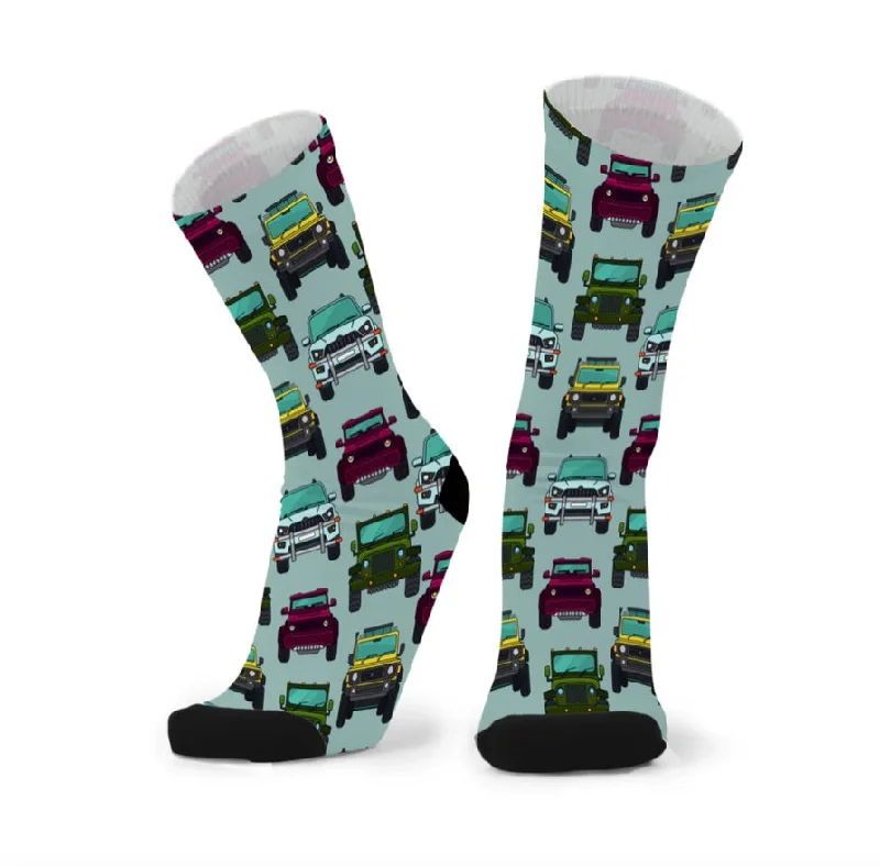 sock deals vintage -  Four Wheel Drive Men's Bamboo Crew Socks