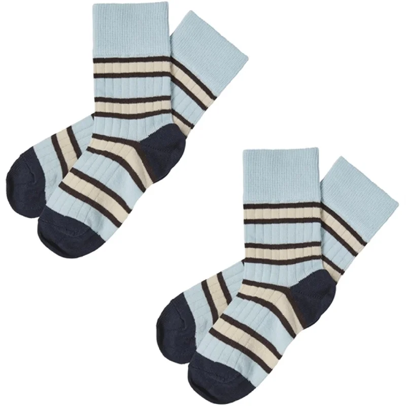 sock patterns vintage -  FUB Cloud/Mulberry 2-pack Two Tone Striped Socks