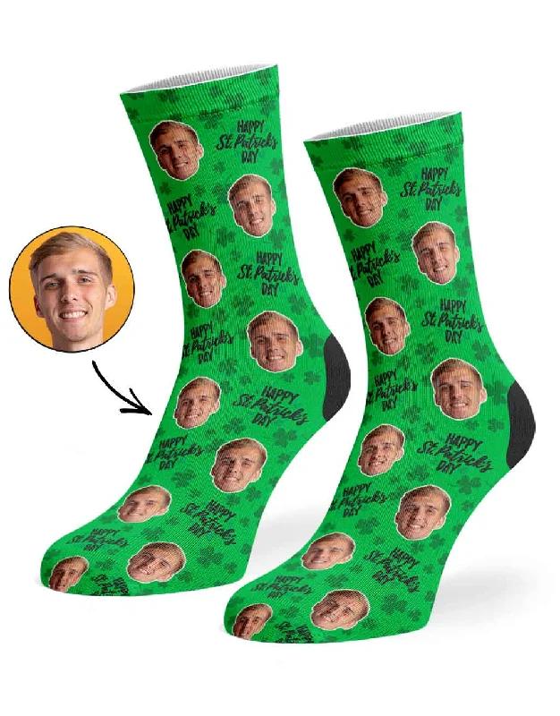 sock availability organic -Happy St. Patricks Day Socks