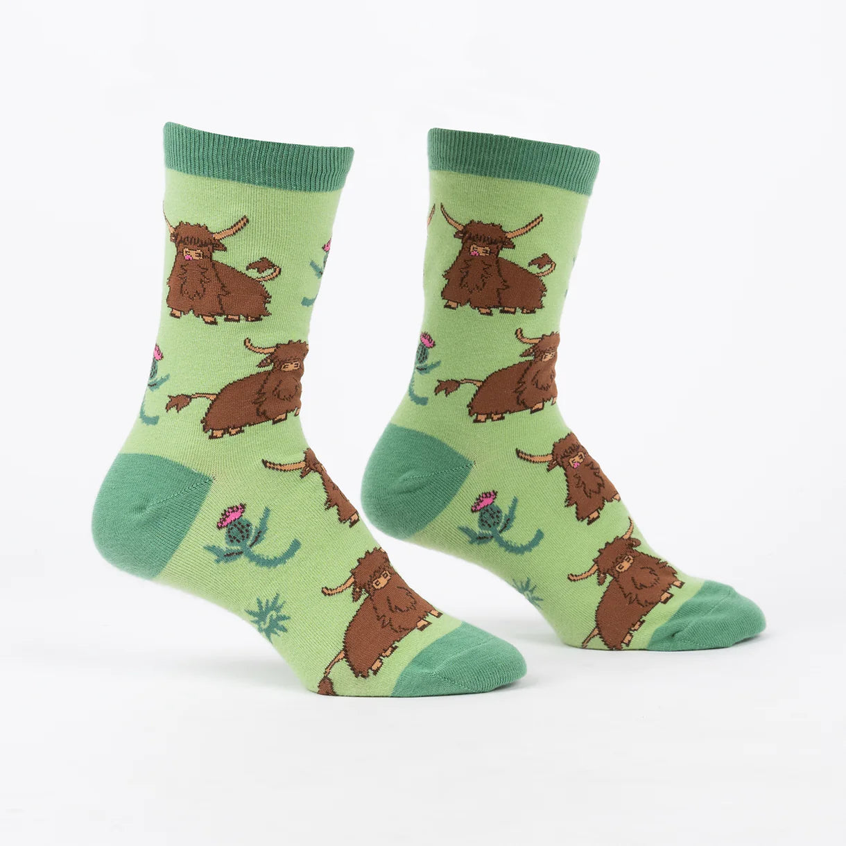 sock inventory minimalist -  Hardy Highland Cows Women's Crew Socks