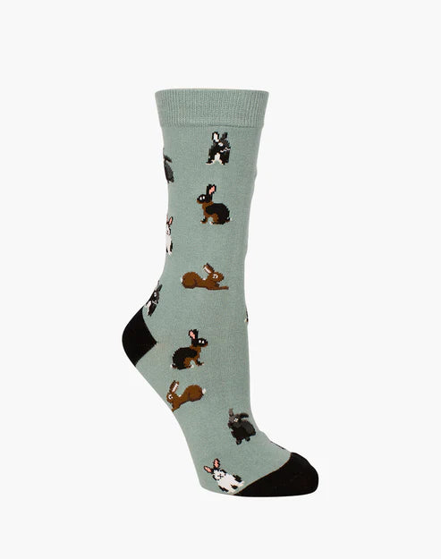 sock offers bold -  Hares Women's Bamboo Crew Socks