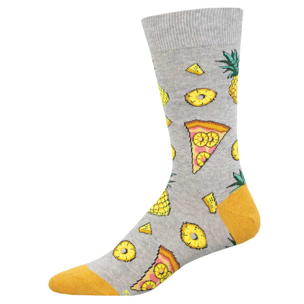 sock discounts bold -  Hawaiian Pizza Men's Crew Socks