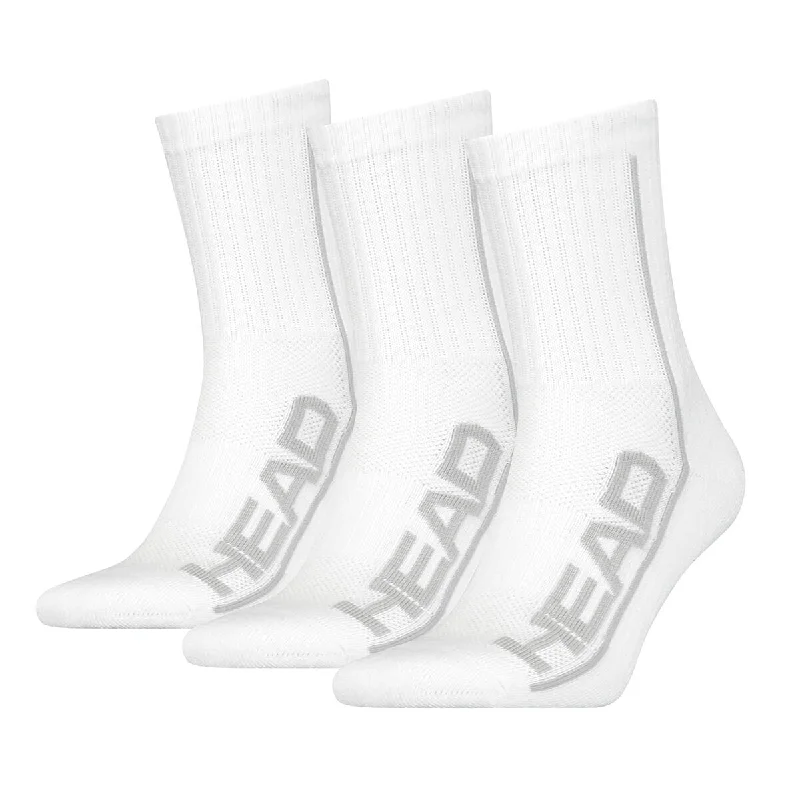 sock comfort organic -  Head Performance Short Crew Sock 3 Pack White