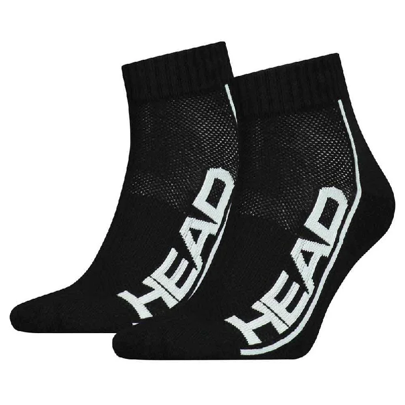 sock brands organic -  Head Performance Quarter Sock 2 Pack Black White