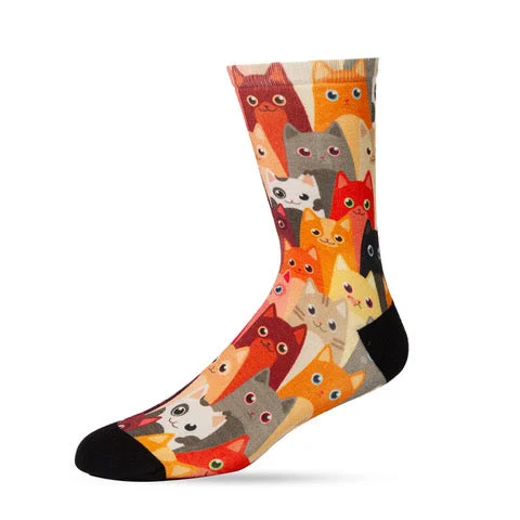 sock trends organic -  Herding Cats Bamboo Crew Socks