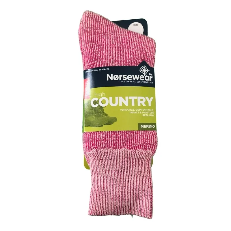 sock reviews organic -  High Country Merino Wool Socks in Pink