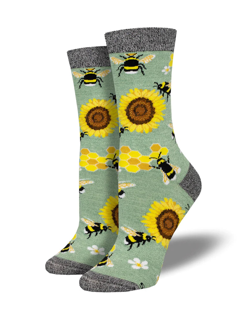 sock deals vintage -  Honey in the Bank Women's Bamboo Crew Socks