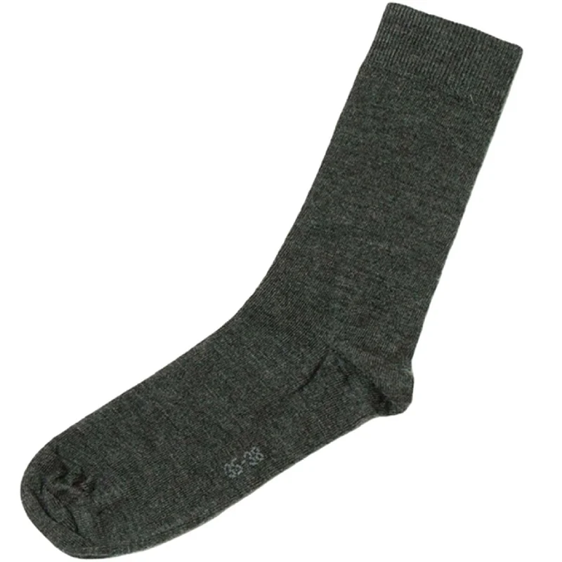 sock coupons vintage -  Joha Wool Dark Grey Socks