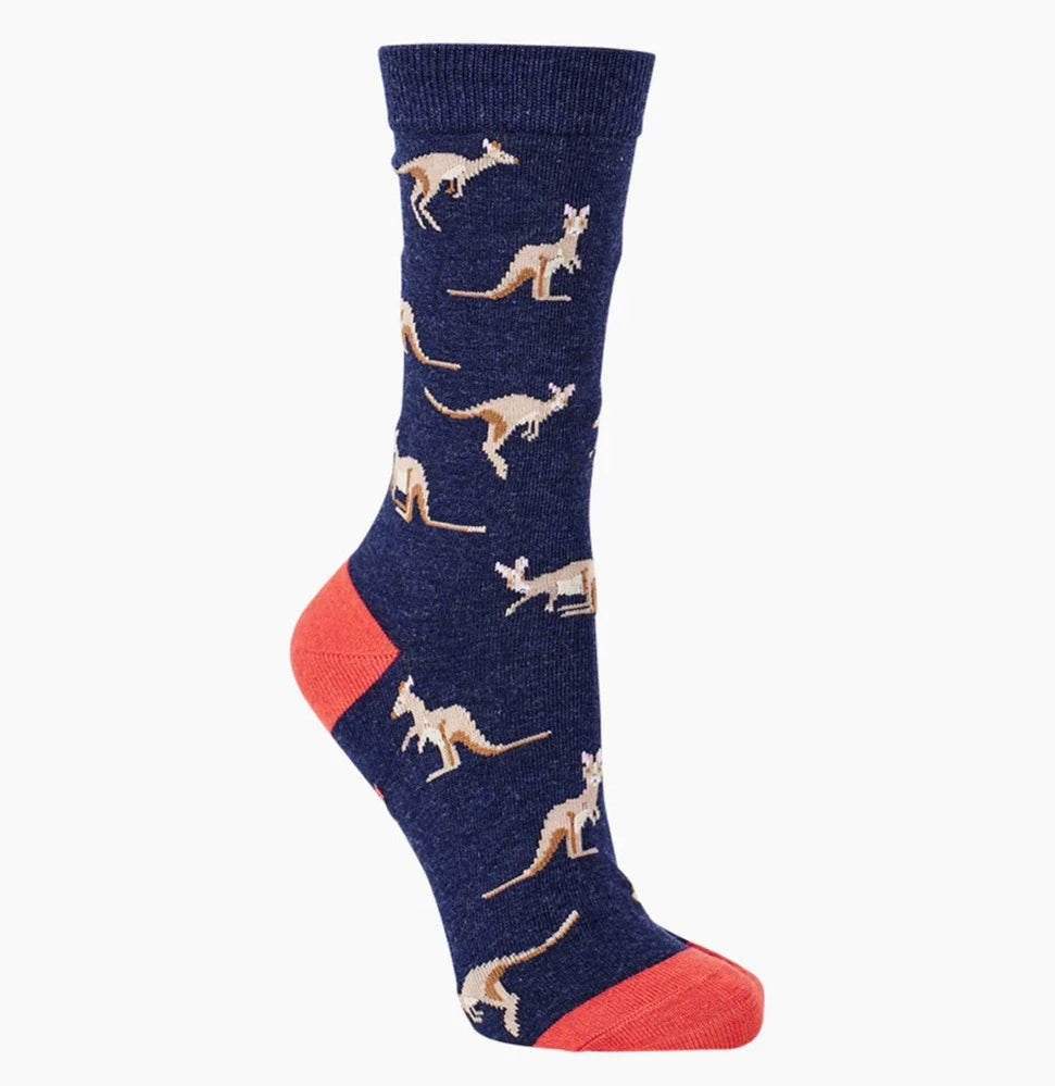 sock codes organic -  Kangaroo Women's Bamboo Crew Socks