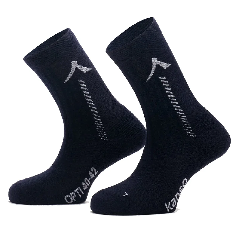 sock stock organic -  Kanso Opti Crew Sock 1 Pack Black