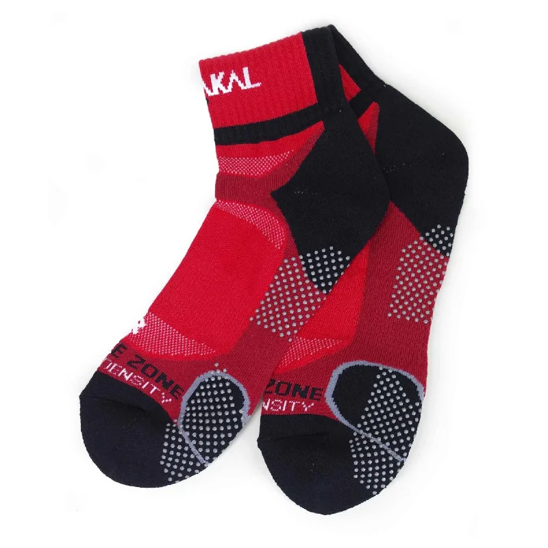 sock features minimalist -  Karakal X4 Ankle Sock Red Black