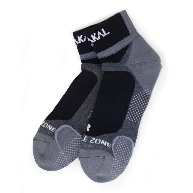 sock reviews minimalist -  Karakal X4 Ankle Socks - Black Grey