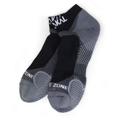 sock quality minimalist -  Karakal X4 Trainer Sock Black Grey