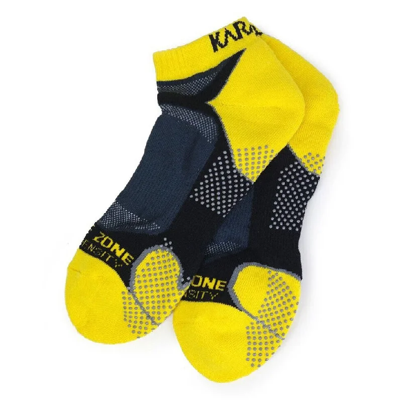 sock bundles minimalist -  Karakal X4 Trainer Sock Black Yellow