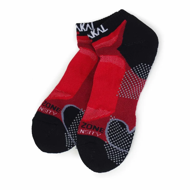 sock delivery minimalist -  Karakal X4 Trainer Sock Red Black