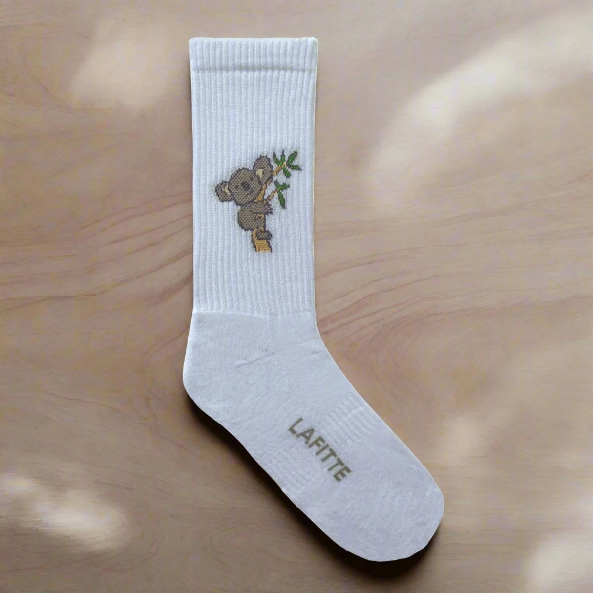 sock sets vintage -  Koala Athletic Crew Sock in White - Aussie Made