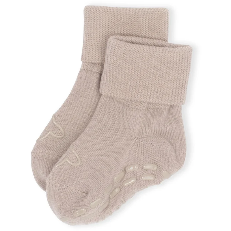 sock inventory bold -  Lillelam Beige Wool Socks Anti Slip