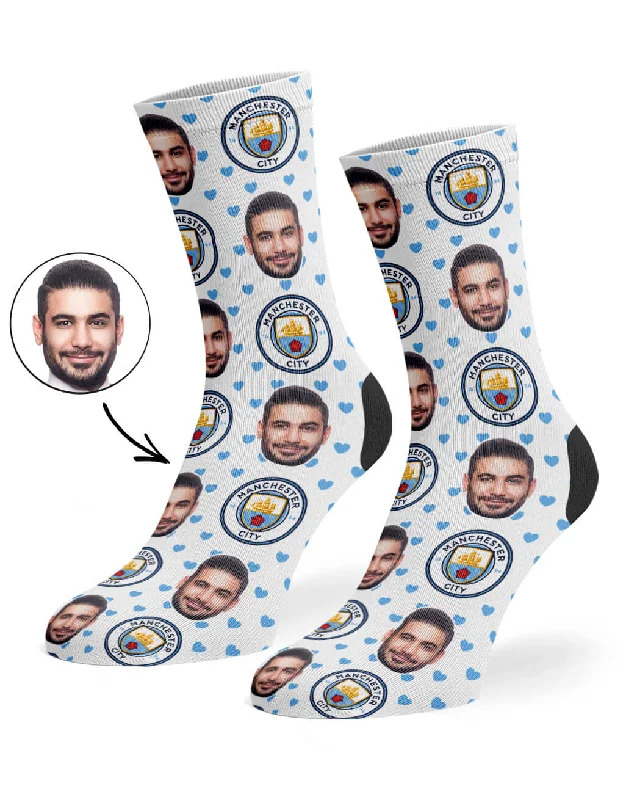 sock reviews minimalist -  Man City Hearts Socks