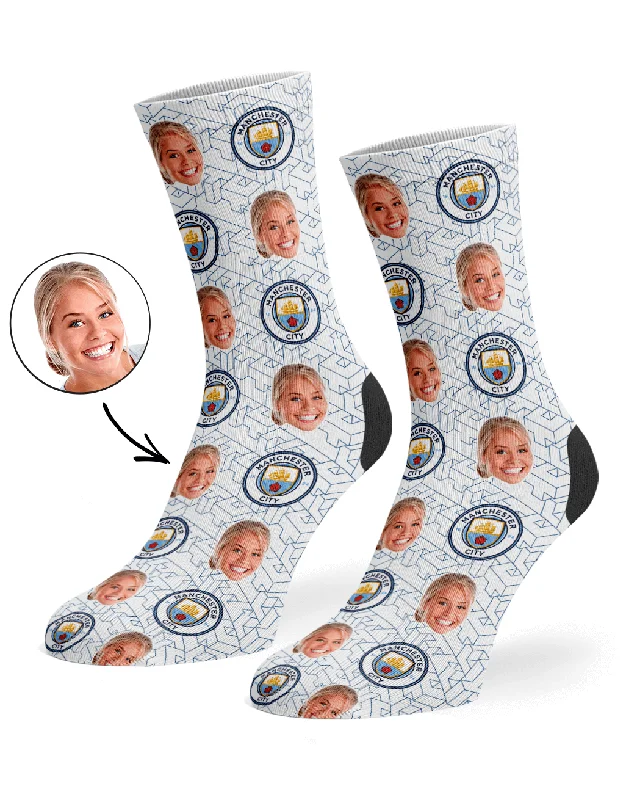 sock types bold -  Man City Pattern Socks