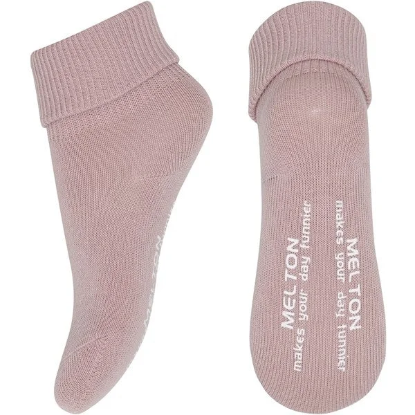 sock warranty vintage -  MELTON Cotton Anti-Slip Socks Alt Rosa