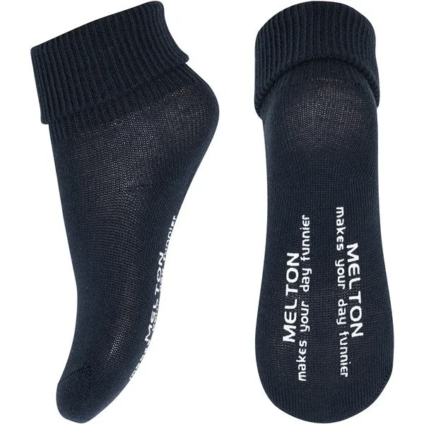 sock benefits vintage -  MELTON Cotton Anti-Slip Socks Marine