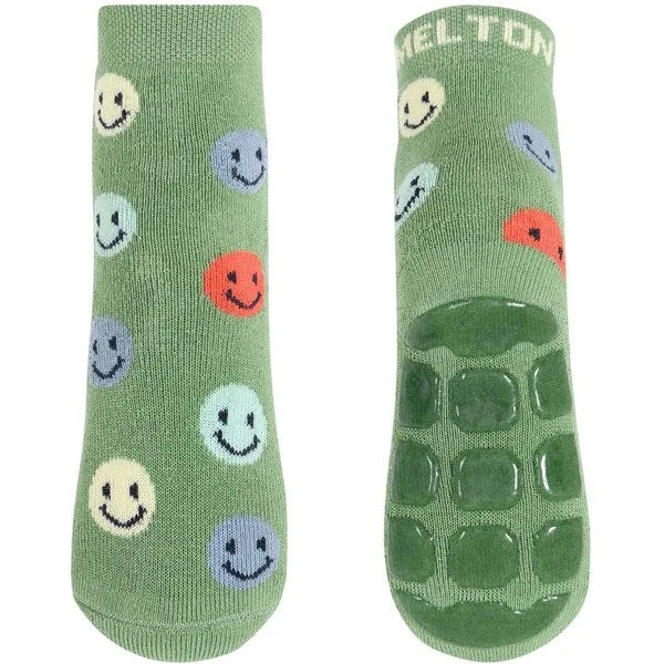 sock guarantee bold -  MELTON Smile Anti-Slip Socks Watercress