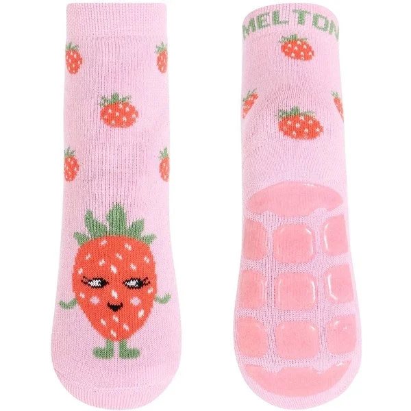 sock delivery vintage -  MELTON Strawberry Anti-Slip Socks Pink Nectar