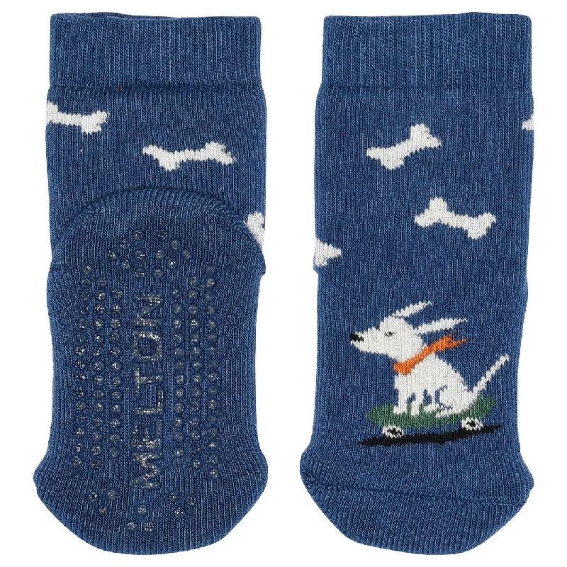 sock delivery bold -  MELTON True Navy Skating dAnd socks - anti-slip