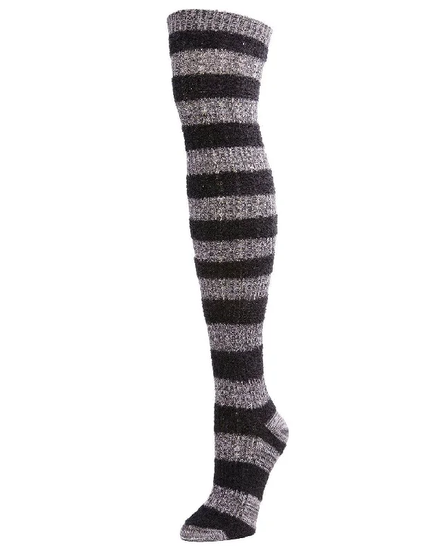 sock patterns organic -  MeMoi Toulouse Over the Knee Striped Sock