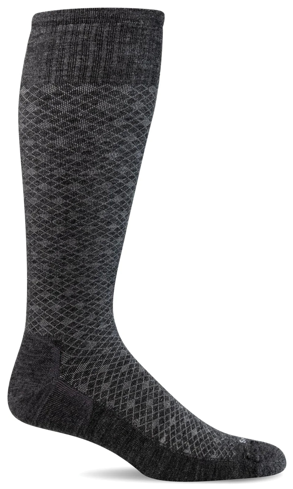 sock styles bold -  Featherweight Men's Bamboo/Merino Moderate Compression Socks in Khaki or Charcoal