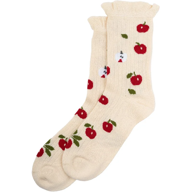 sock exchanges bold -  minipop® Apple Bamboo Motif Socks