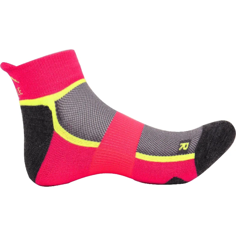 sock quality organic -  More Mile Bamboo Comfort Womens Running Socks - Pink