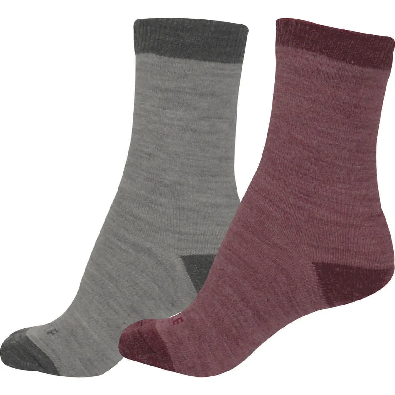 sock reviews minimalist -  More Mile Double Layer (2 Pack) Womens Walking Socks - Multi