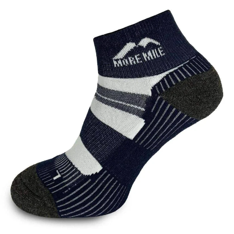 sock selection organic -  More Mile Endurance Womens Running Socks - Blue