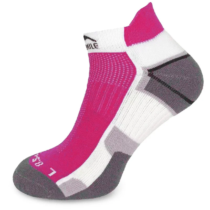 sock colors minimalist -  More Mile Miami Running Socks - Pink