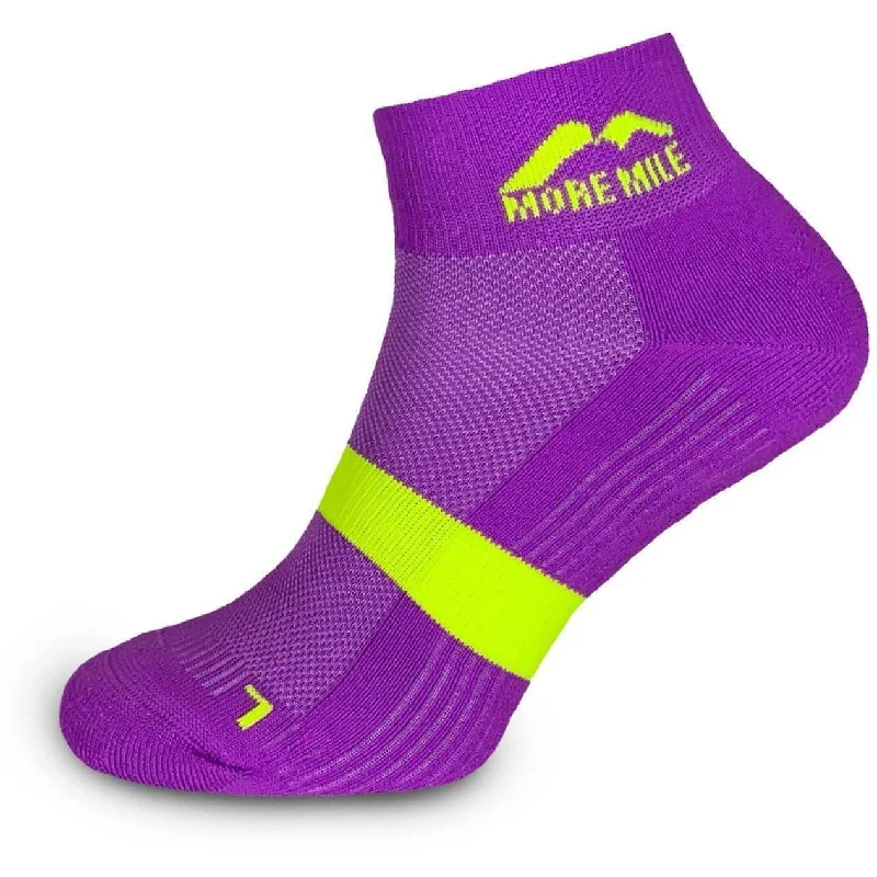 sock variety organic -  More Mile Preventer Double Layer Running Socks - Purple