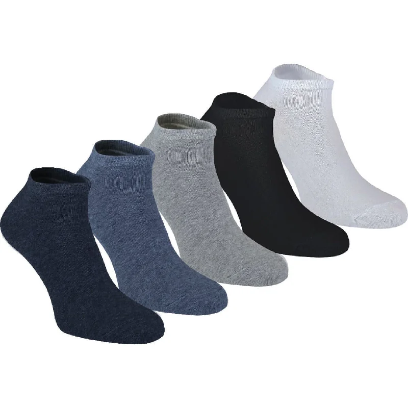 sock promotions minimalist -  More Mile RG 5 Pack Womens Trainer Socks - Multi