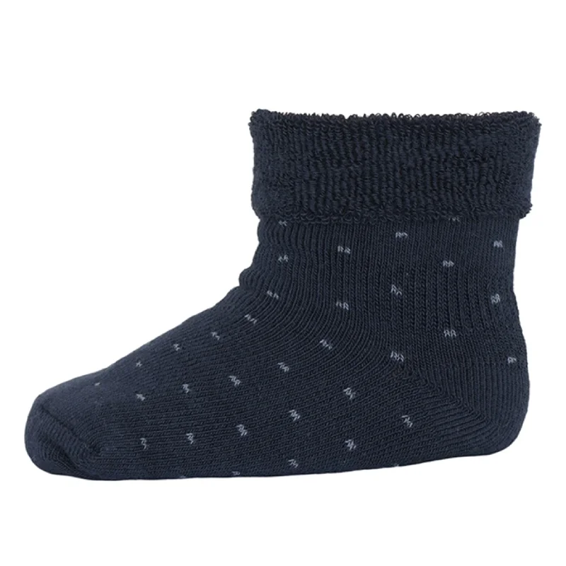 sock styles organic -  MP 77190 Carly Terry Navy 807 Socks