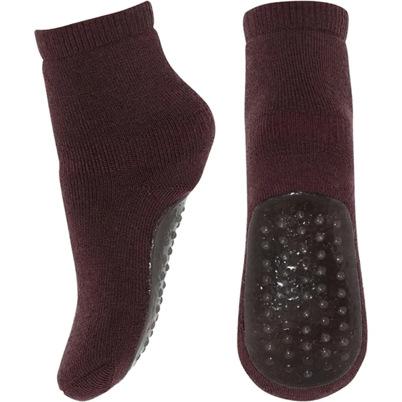 sock packs bold -  MP 7951 Wool Anstislip Socks Grape Skin