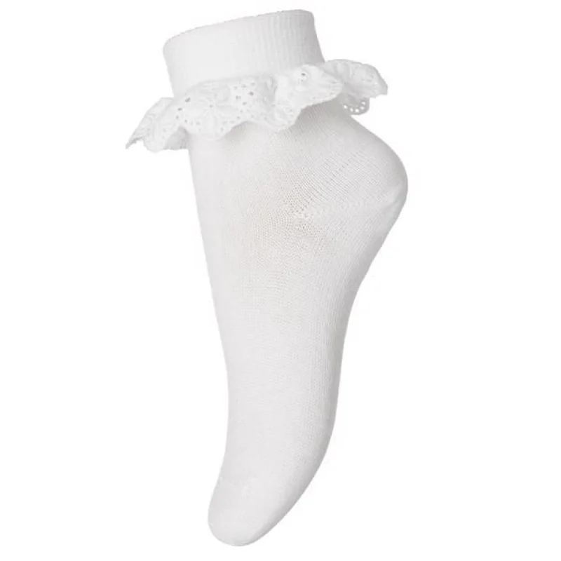 sock bundles minimalist -  MP Cotton Lace Socks White