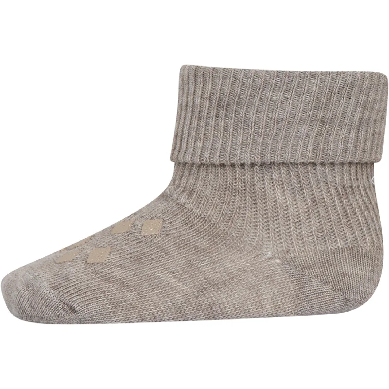 sock styles minimalist -  MP Danmark 57049 Ori Anti-Slip Socks 489 Light Brown Melange