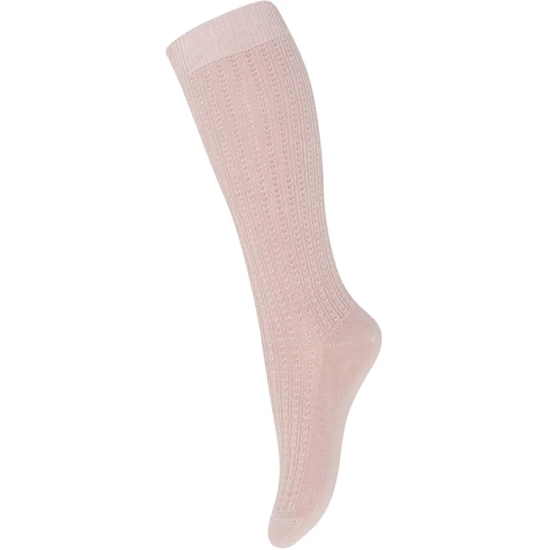 sock quality vintage -  MP Danmark 67007 Inger Knee Socks 853 Rose Dust