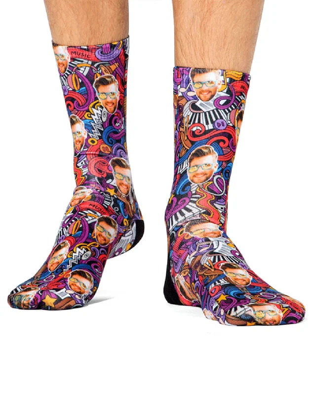 sock exchanges bold -  Music Festival Socks