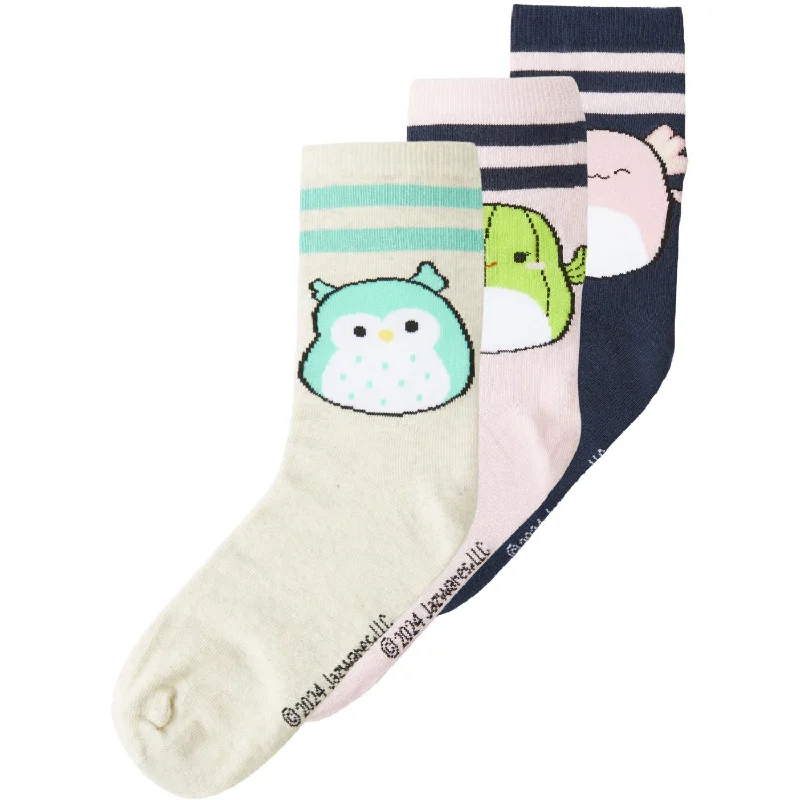 sock ratings bold -  Name It Parfait Pink Jukka Squishmallows 3-Pack Socks