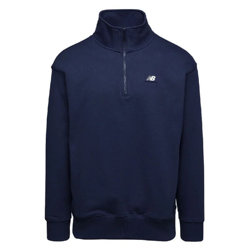 sock comfort vintage -  New Balance - Men's Remastered French Terry 1/4 Zip Pullover (MT31501 NNY)