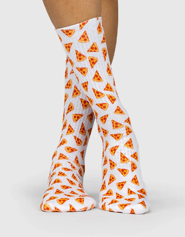 sock pairs minimalist -  Pizza Socks